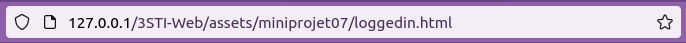 L'adresse URL affichée lorsqu'on utilise une méthode POST pour récupérer les données