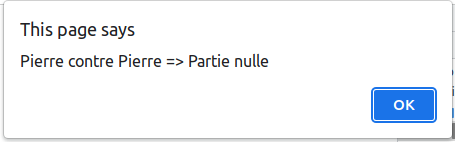 Résultat du script