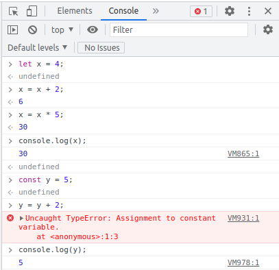 Constante vs Variable