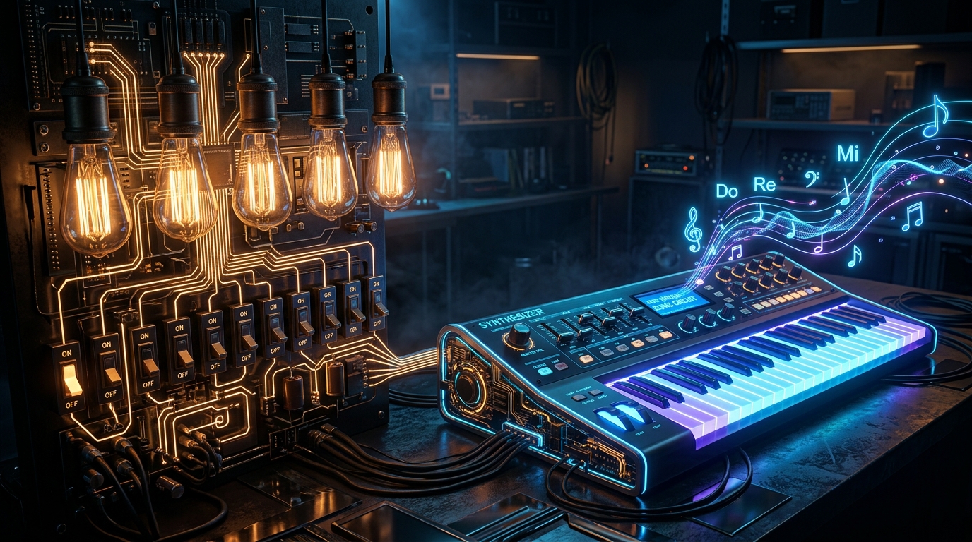 TP Lampes, circuit électrique et mini-piano jouable